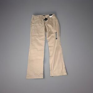 Jos A Bank Tailored Fit Flat Front Chino Pants Beige Mens 36x34 New